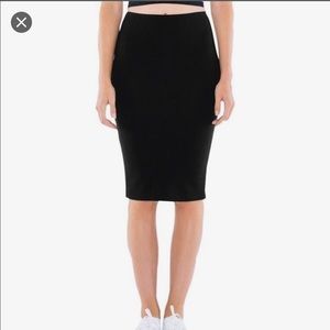 American Apparel bottoms ponte mid Length skirt